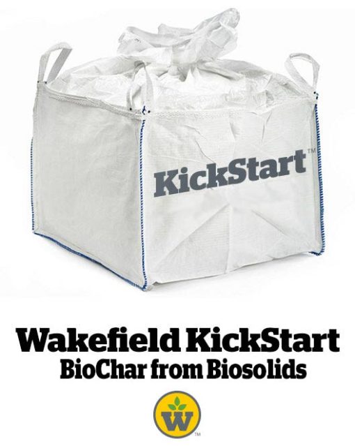 Wakefield KickStart Charged Biochar - 1 cubic yard