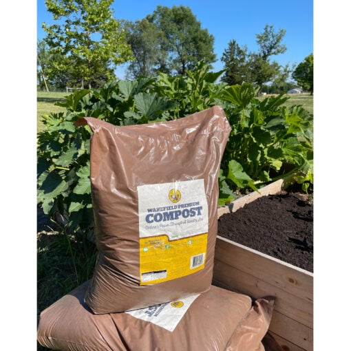 Premium Compost Used In A Raised Bed Garden